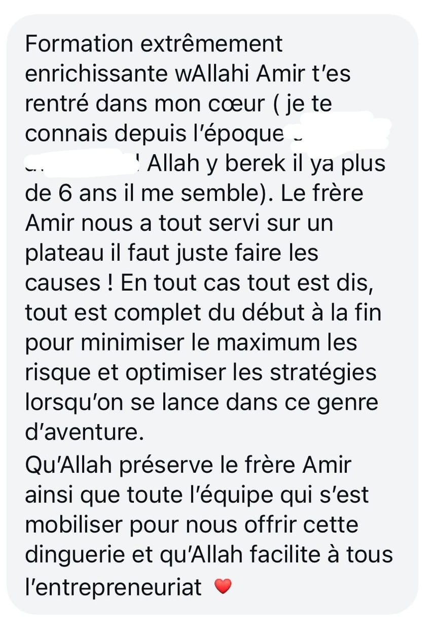 Retour élève Drop Salam 2